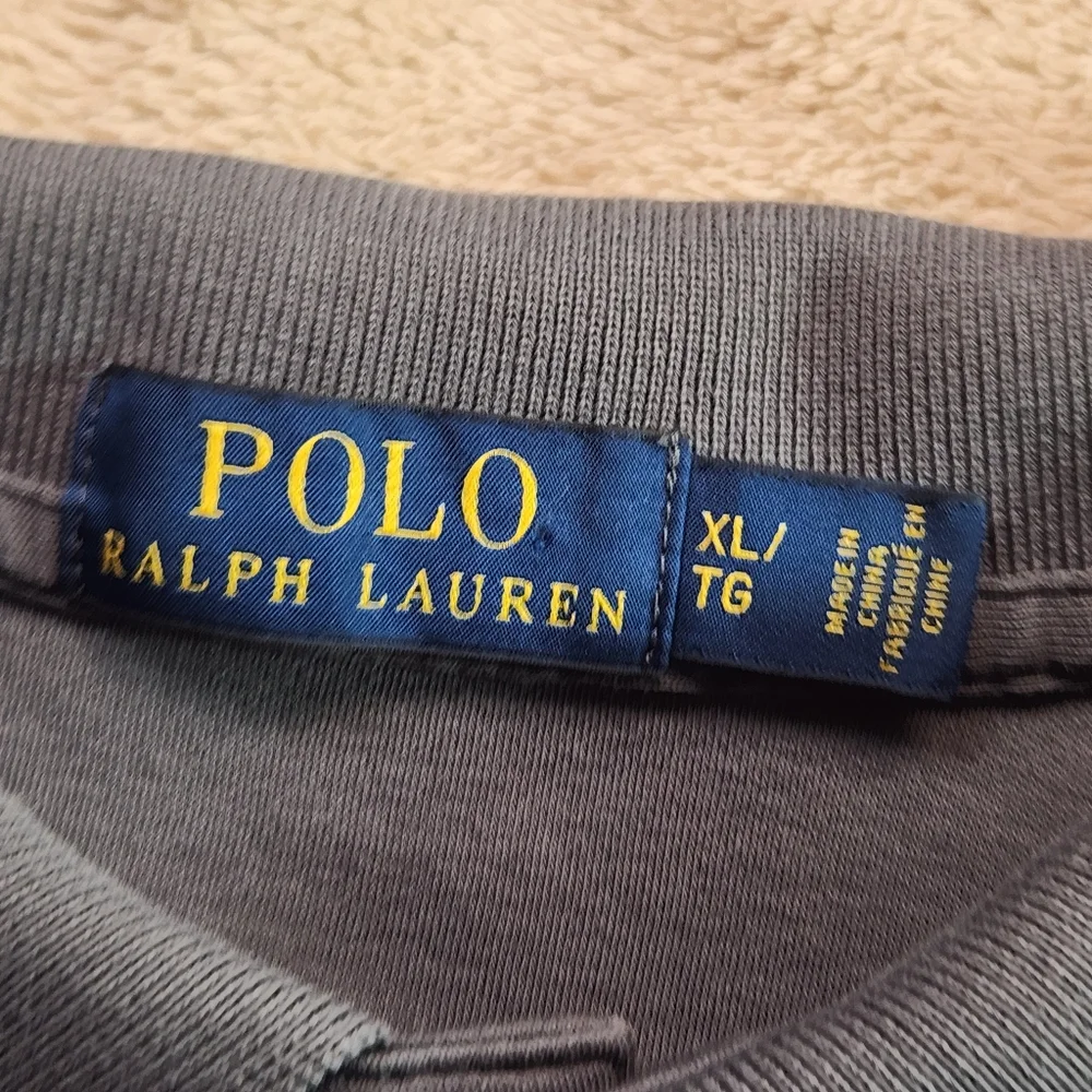 Polo by Ralph Lauren Men's Gray Polo Shirt Size XL/TG